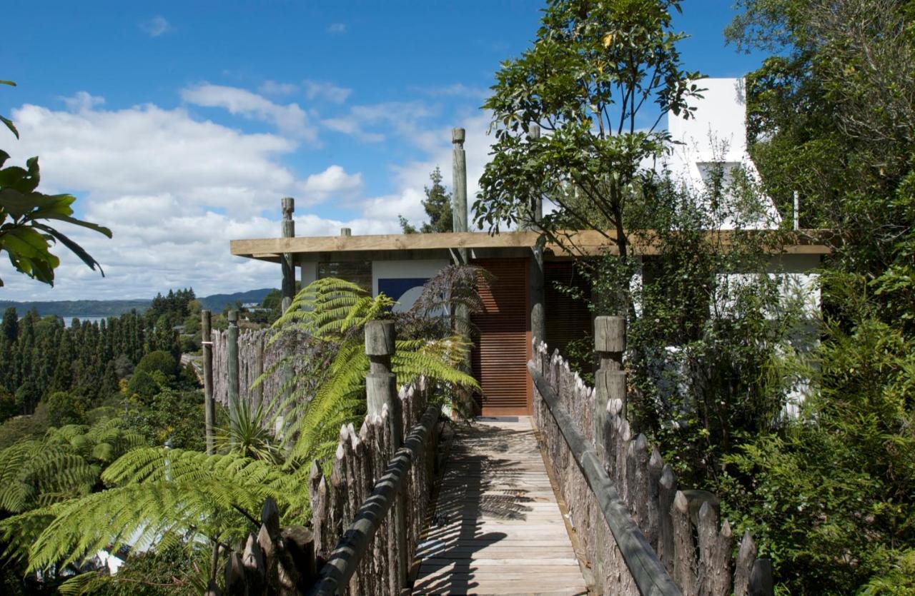 Te Whare -Lake Tarawera Tree-Top Nest Hotel Eksteriør billede